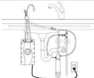InSinkErator HWT-00 - VUE GÉNÉRALE D'UNE CONFIGURATION TERMINÉE - 2