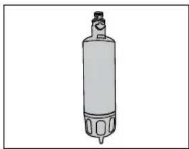 Fulgor Milano F7HK36FFBS - Installing the Internal Water Filter - 1