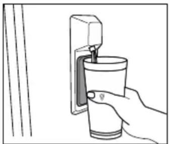 Fulgor Milano F7HK36FFBS - Antes de utilizar el dispensador de agua - 1