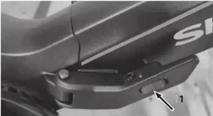 SHARP BK-BM07 - Para dobrar a bicicleta, siga estes passos: - 2