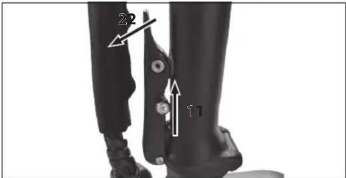 SHARP BK-BM07 - Um das Fahrrad zu falten, folgen Sie diesen Schritten: - 4