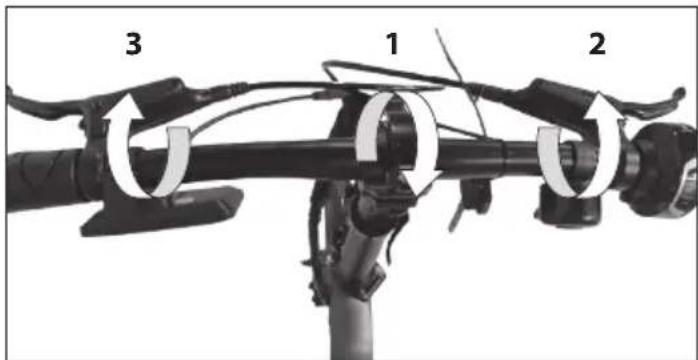 SHARP BK-BM07 - STEP 1: Install and adjust the handlebar - 4