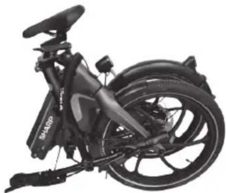 SHARP BK-BM07 - Volg deze stappen om de fiets te vouwen: - 5