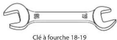188 60. Clé à fourche 18-19