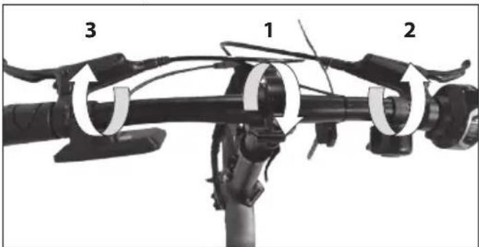 SHARP BK-BM07 - PASSAGGIO 1: Installa e regola il manubrio - 4