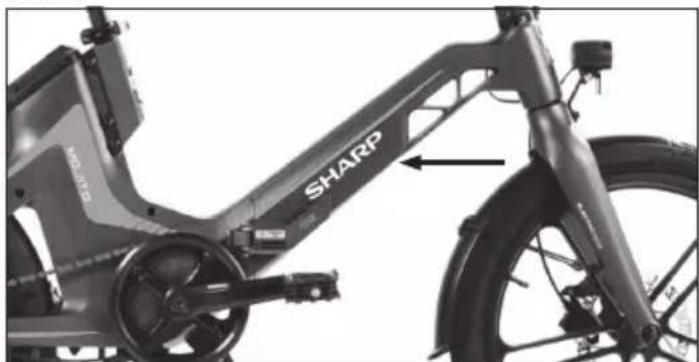 SHARP BK-BM07 - Fahrradrahmennummer - 1