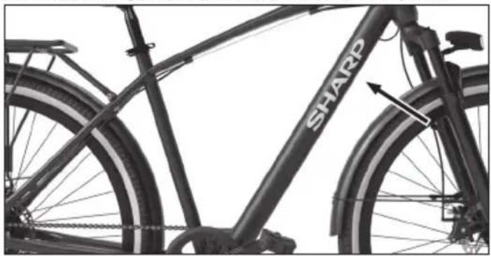 SHARP BK-DM032 - Bike Frame Number - 1