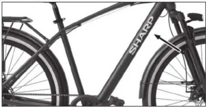 SHARP BK-DM032 - Cykelstelnummer - 1