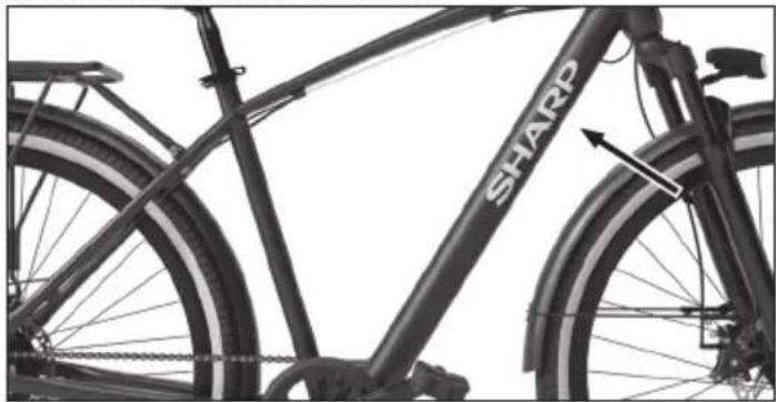 SHARP BK-DM032 - Fiets Framenummer - 1