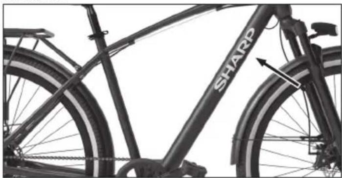 SHARP BK-DM032 - Número do Quadro da Bicicleta - 1