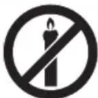 SHARP BK-UM03 - De modo a prevenir incêndios, mantenha velas e outras chamas abertas sempre longe deste produto. - 1