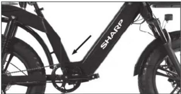 SHARP BK-UM03 - Fiets Framenummer - 1