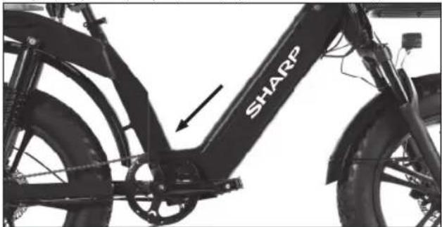 SHARP BK-UM03 - Numer ramy roweru - 1