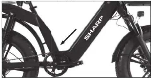 SHARP BK-UM03 - Numéro de cadre du vélo - 1