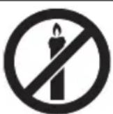 SHARP 55FN2IA - In order to prevent fire always keep candles and other open flames away from this product. - 1