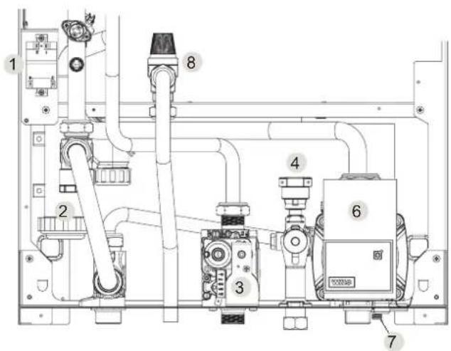 SIME Murelle HE 35 R ErP - Vidage de l'installation (fig. 5) - 1