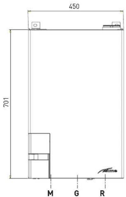 SIME Murelle HE 35 R ErP - ABMESSUNGEN (Abb. 1) - 2