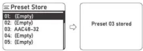 THOMSON RT850DABBT - Memorizzazione delle stazioni preregistrate - 1