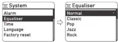 THOMSON RT850DABBT - Equalizer - 1