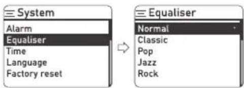 THOMSON RT850DABBT - Equalizer - 1