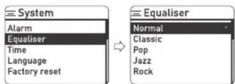 THOMSON RT850DABBT - Equalizer - 1