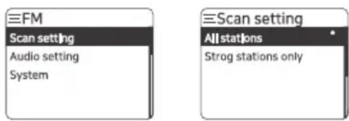 THOMSON RT850DABBT - Menu - 1