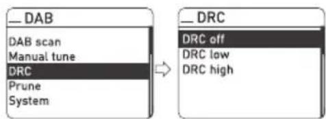 THOMSON RT850DABBT - DRC (Dynamic Range Control) function - 1