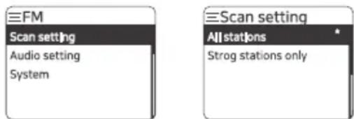 THOMSON RT850DABBT - Menu - 1