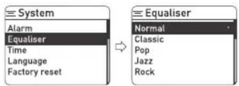 THOMSON RT850DABBT - Equalizer - 1