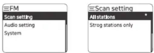 THOMSON RT850DABBT - Menu - 1