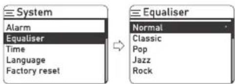 THOMSON RT850DABBT - Equalizer - 1
