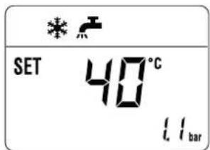 SIME Brava Slim BF - Adjusting the domestic hot water temperature - 1