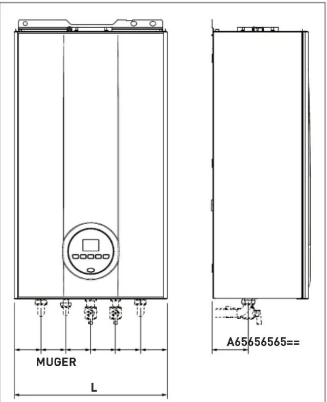 SIME Brava Slim BF - Plumbing connections - 1