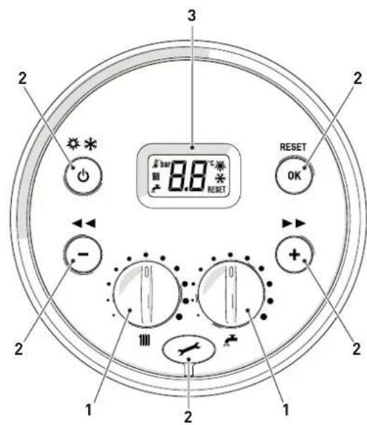 SIME Brava One 40 BF - Control panel - 1