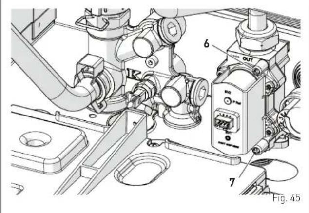 SIME Brava One 40 BF - Adjusting minimum gas pressure: - 1