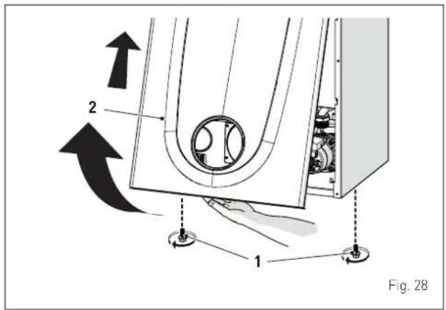 SIME Brava One 40 BF - Remove the front panel: - 1