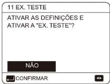 SIME SHP M PRO - Operação da execução de teste (manual) - 1