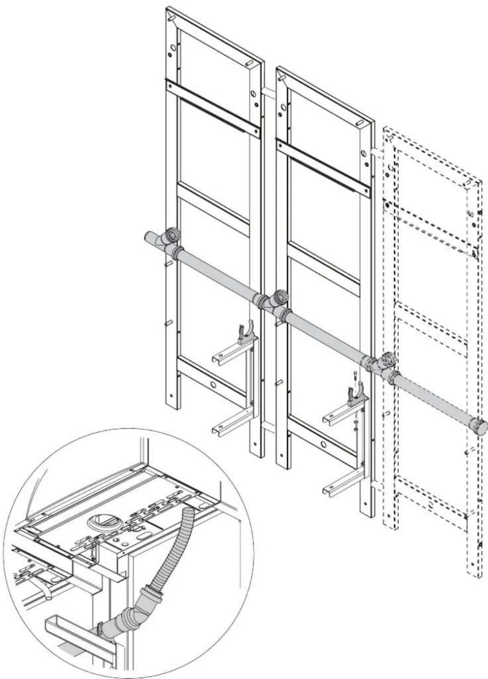 SIME Murelle Equipe 140 ErP - VERBINDUNG DER ANSCHLÜSSE UND DES KONDENSATABFLUSSES - 2