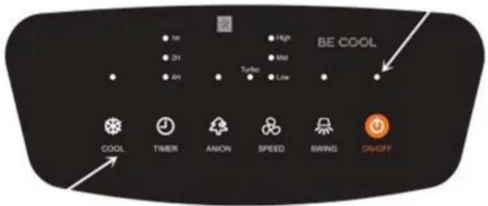 Be Cool BC63AC2301IKF - Indicatori e comandi - 1