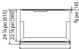Hestan KFCL24 - DÉCOUPE D'INSTALLATION - MODÈLES KRC, KFC, KWC, KRW AVEC SS OU COULEUR - 4