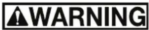 Hestan KFCL24 - WARNING - 1