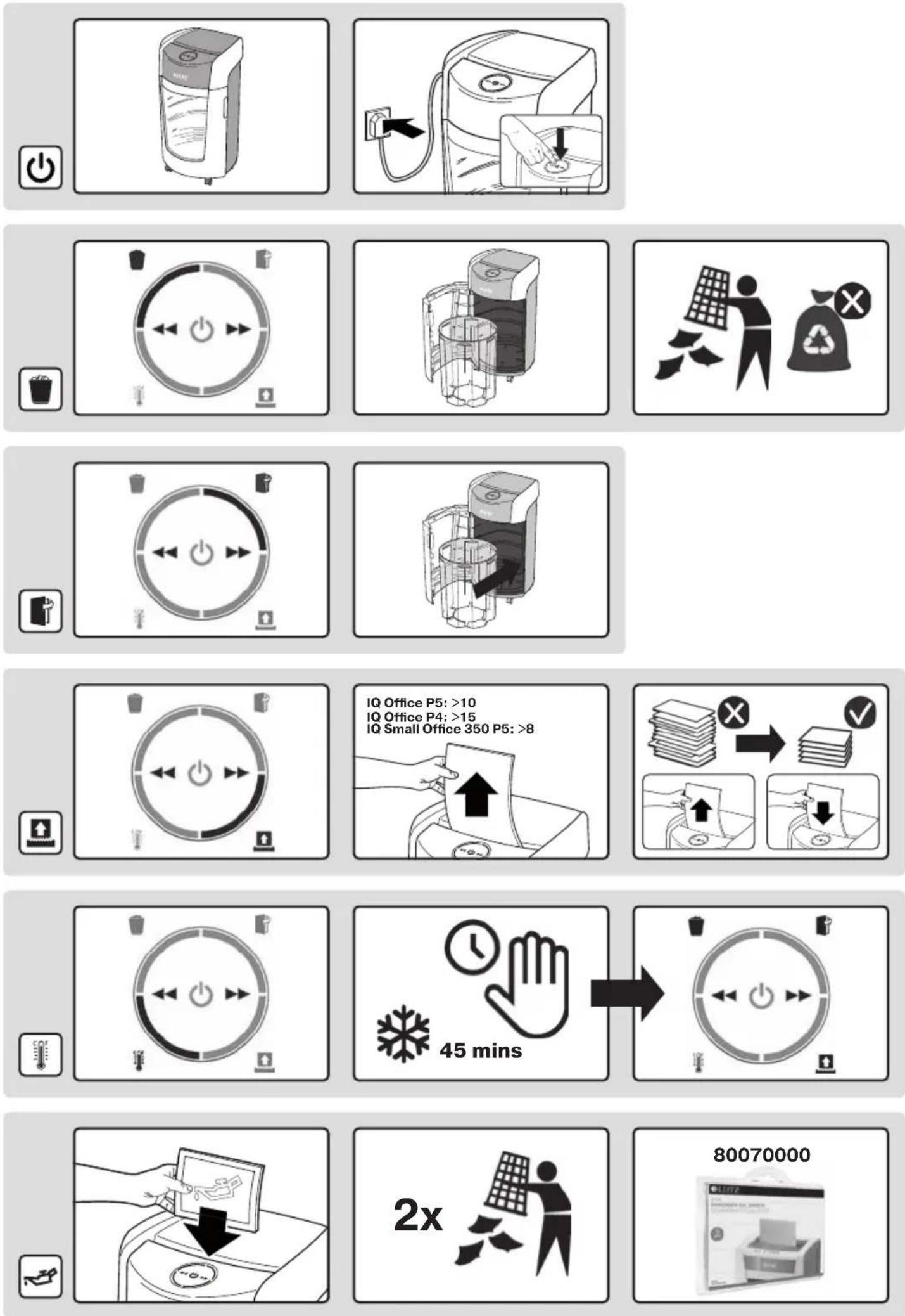 LEITZ IQ OptiMax Small Office 350 P5 - 6