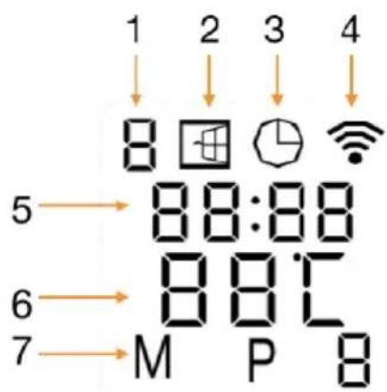 SHX SHXA1000-WiFi - Screen display: - 1