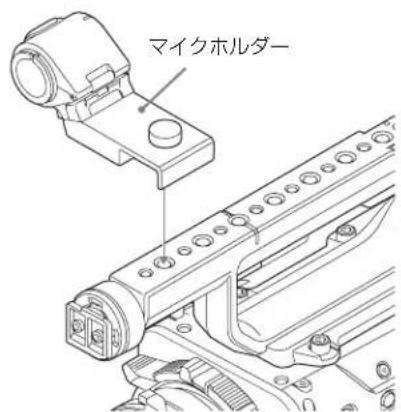 SONY CBK-55BK - マイクホルダーを取り付けるには - 1