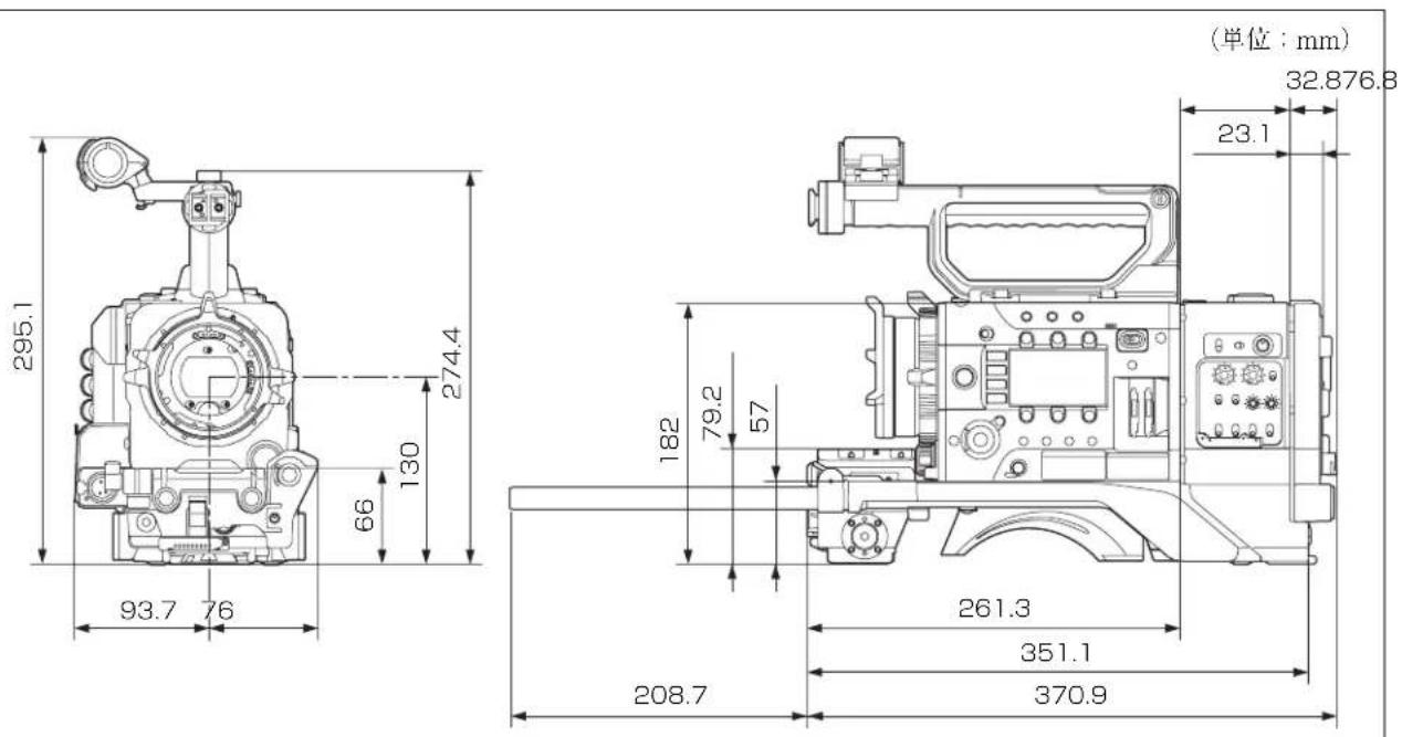 SONY CBK-55BK - 外形寸法 - 1