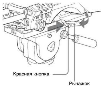 SONY CBK-55BK - Снятие СВК-55ВК с адаптера штатива - 1