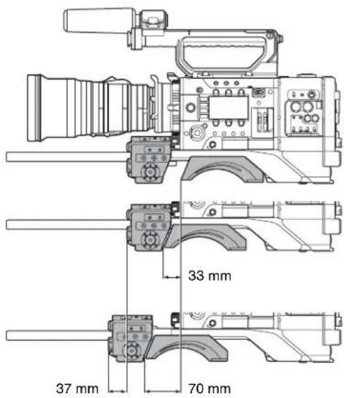 SONY CBK-55BK - Regolazione della posizione della spallina imbottita - 1