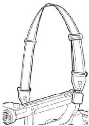 SONY CBK-55BK - Montaggio della tracolla - 2