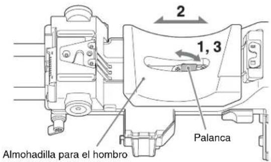 SONY CBK-55BK - Para ajustar la posición de la almohadilla para el hombro - 1