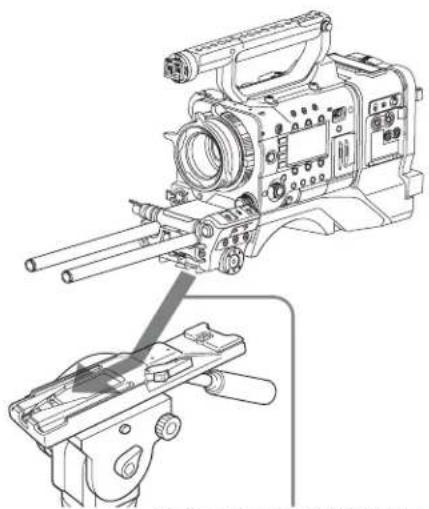 SONY CBK-55BK - Montage du trépied - 2